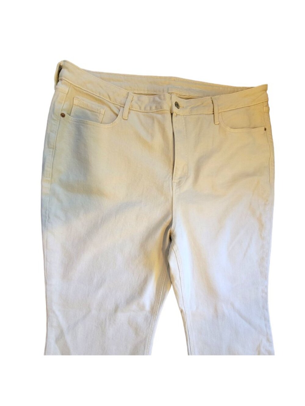 Old Navy Jeans Womans High Rise Flare Leg Bone Color Size 20 NWT JJ3093 - Picture 6 of 10